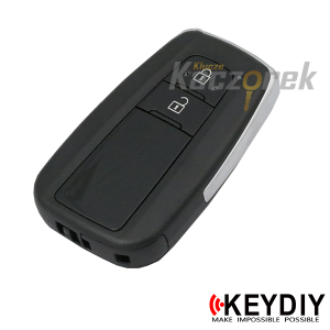 Keydiy 654 - ZB36-2 - klucz surowy - pilot
